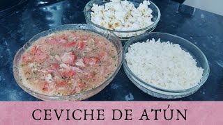 Delicioso ceviche de atún fácil y económico [upl. by Jacobsen]