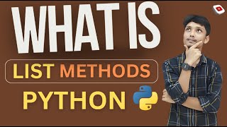 Python List Methods In Telugu  Top 11 List Methods in Python Python Telugu programmingwithvijay [upl. by Pulling]