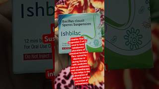 Ishbilac uses  bacillus clausii spores suspension  doses of ishbilac  diarrhea [upl. by Kobi]