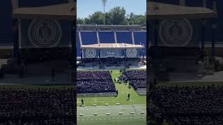 Duke students walkout at commencement as Jerry Seinfeld is announced to make commencement speech [upl. by Irpac615]