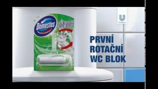 Domestos ČRSR  TURBO FRESH První rotační WC blok 2014 [upl. by Aimit]