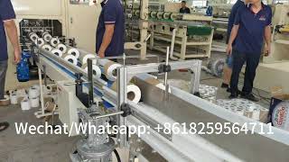 Fully automated simple process toilet paper production line [upl. by Medina]