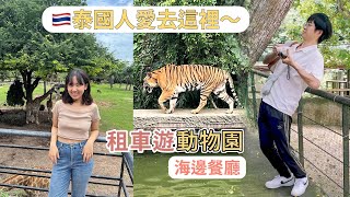 曼谷2小時車程可以租車遊動物園、近距離觀賞各種動物、海景餐廳！泰國假期玩得超爽 [upl. by Rebekah395]