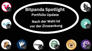 Bitpanda Spotlight Portfolioupdate  Das Portfolio nach der US Präsidentschaft Wahl [upl. by Anaig]