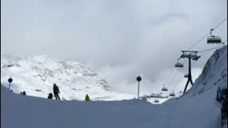 Top views from Stubai Glacier in Austria 🇦🇹 October 2024 [upl. by Ellehcsar]