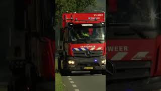 Brandweer vriezenveen met spoed 112 brandweer firefighter emergency [upl. by Trin389]