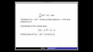 Screencast 321 Quick review  Families of functions [upl. by Perle247]