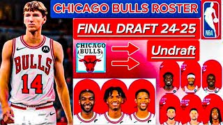 Chicago Bulls 202425 Roster Update Final Draft and Lineup Reveal 💯 [upl. by Idell958]