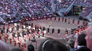 Edinburgh Tattoo 2013  Massed Pipes and Drums [upl. by Htebarual303]