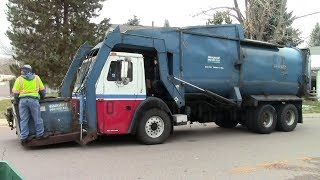 Haulaway CRampR in Colorado  Garbage Truck [upl. by Aeynod]