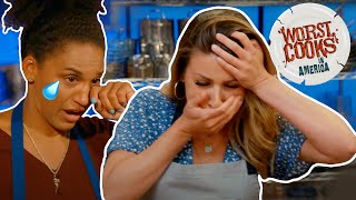 MostEmotional Moments on Worst Cooks in America S27  Food Network [upl. by Feinberg230]