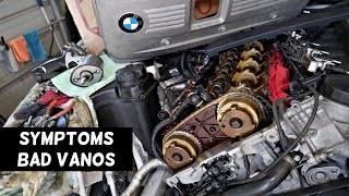 SYMPTOMS OF BAD OR DIRTY VANOS SOLENOID ON BMW [upl. by Richter]