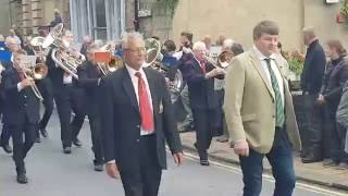 Pateley Bridge High Street on Nidderdale Show Day [upl. by Teleya451]