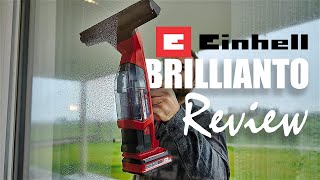 Einhell  AkkuFensterreiniger BRILLIANTO  TestReview [upl. by Ocnarf379]