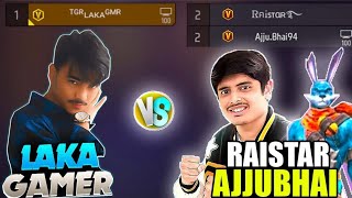 Raistar amp Ajjubhai vs Laka Gamer😱 Ajjubhai amp Raistar Fan Challenge Me 1 vs 2😡 Garena free fire [upl. by Berk]