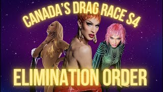 Canadas Drag Race Season 4 Elimination Order Drag Crave [upl. by Art]