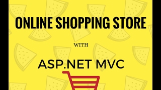 ASPNET MVC Views and Models part 1  Online Shopping Store [upl. by Aicaca]