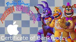 Freddy Fazbears Pizzeria Simulator Mobile  Certificate of Bankruptcy [upl. by Renfred]