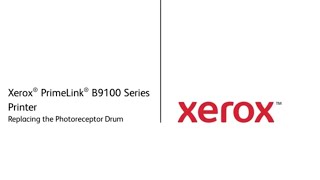 Xerox Primelink B9100  Replacing the Photoreceptor Drum [upl. by Atnas]