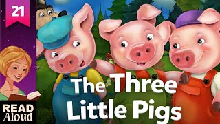 The Three Little Pigs  Classic 3 Little Pigs Bedtime Story  Animated Read Aloud Kids AudioBook [upl. by Eiramasil]