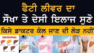 ਫੈਟੀ ਲੀਵਰ ਦਾ ਘਰੇਲੂ ਦੇਸੀ ਇਲਾਜ fattyliver [upl. by Asilat]