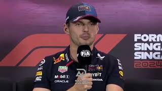 Max Verstappen Claps Back at Johnny Herbert’s quotLessonquot on Swearing [upl. by Anelahs]