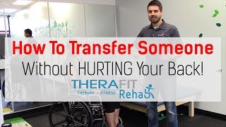 Physical Therapy Transfer Training  How To Transfer From Wheelchair To Bed [upl. by Lishe]