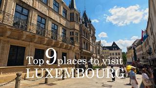 Luxembourg City Travel Guide Top 9 MustSee Highlights [upl. by Marrin217]