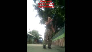 arnis single arnis tutorial technique tricks perform  Bernardo Tomenio [upl. by Naic920]