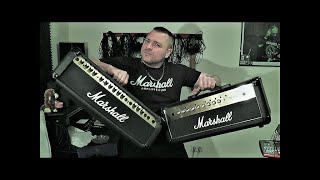 MARSHALL MG 100HFX GOLD VS MARSHALL VALVESTATE 100V MODEL 8100  A QUICK COMPARISON METAL FOCUSED [upl. by Ulrica]