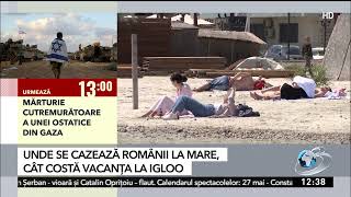 Locuri de cazare inedite la malul mării pentru turiști în minivacanța de 1 Mai [upl. by Vasti]