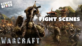 Best Fight Scenes  Warcraft 2016  Screen Bites [upl. by Johansen]