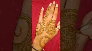 henna mehndi backhandmehndi mehndidesign mahendi mehendi shorts [upl. by Ahseim278]