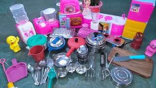 Miniature kitchen set unboxing video Miniature ASMR [upl. by Leidag]