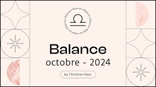 Horoscope Balance ♎️ Octobre 2024 🥨 par Christine Haas [upl. by Sierra827]