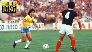 Brazil  Scotland World Cup 1982  Full highlight 1080p HD  Zico  Falcão [upl. by Yenolem]