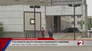 Inmate deaths at local jail spark community meeting [upl. by Zumstein219]