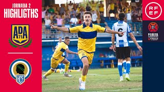 Resumen PrimeraFederación  AD Alcorcón 41 Hércules FC  Jornada 2  Temporada 202425 [upl. by Chatterjee779]