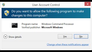 How to Disable UAC User Account Control in Windows [upl. by Dewhurst425]