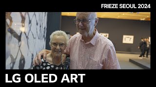 LG OLED ART  FRIEZE SEOUL 2024 quotReaction Video”  LG [upl. by Ayiotal722]