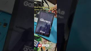 How to remove back cover of samsung galaxy tab A6 GalaxyA6 SamsungGalaxyTabA6 [upl. by Eilla]