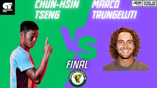 Chun Hsin Tseng vs Marco Trungelliti  Challenger Vicenza FINAL [upl. by Airrehs]