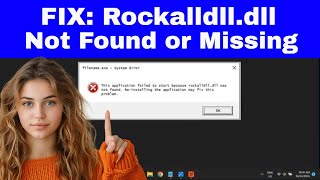 How to Fix Rockalldlldll Not Found or Missing Error Windows [upl. by Box]