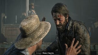 Red Dead Redemption 2  Epic Bar Fight amp Tommy Boss Battle PS4 Pro [upl. by Gallenz]