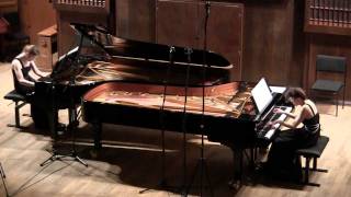 SaintSaëns quotDanse macabrequot for two pianos op40 [upl. by Ynnam]