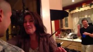 Solder surprises mom on Thanksgiving [upl. by Kehsihba]