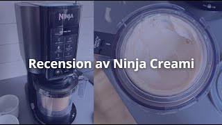 Test glassmaskin recension av Ninja Creami [upl. by Matthieu]