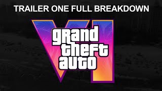 Grand Theft Auto 6 Full Trailer One Breakdown GTAVI GTA6 [upl. by Eniffit]