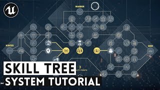 How To Create a Skill Tree System  UE4 Tutorial [upl. by Reger474]