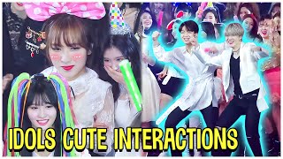 KPOP Idols Cute Interactions [upl. by Cyrill]